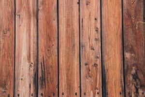 type of wood fence