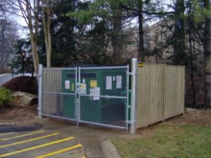 dumpster enclosure