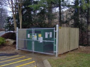 Hercules Fence of Washington D.C. Dumpster Enclosure