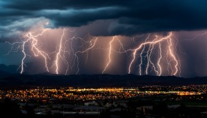 thunder storm fence damage