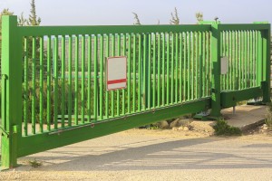 Commercial automated gate