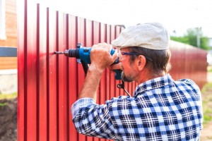 installing a fence