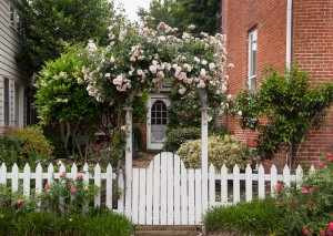 A residential fence